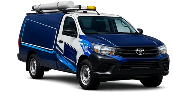 Licensed plumber van servicing the North Shore