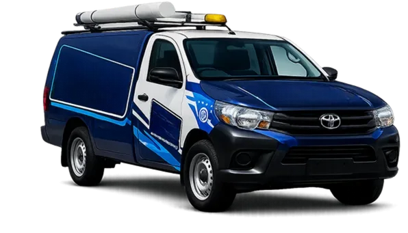 Service van on its way to a the North Shore job